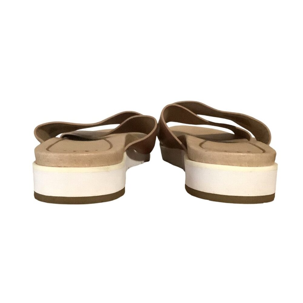 UGG Metallic Rose Gold Crisscross Slide Sandals - Picture 5 of 9
